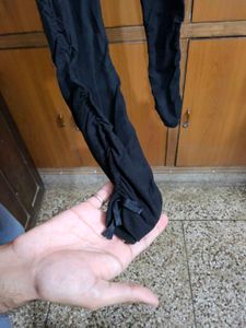 Black Ruched Leggings