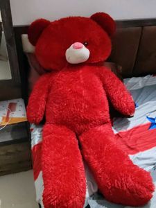 Large Red Teddy Bear Plush Toy