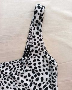 Dalmatian Print Cropped Top