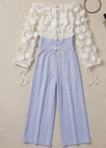 Off-Shoulder Jumpsuit ✨🌷