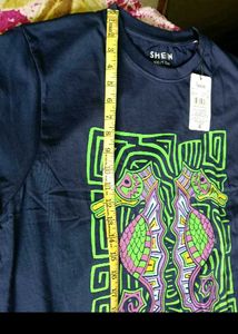 Navy Blue Graphic T-Shirt