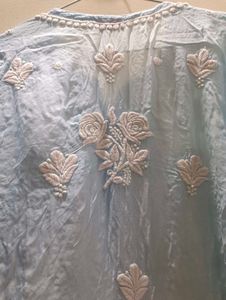 Alfaz Premium Muslin chikankari Kurta