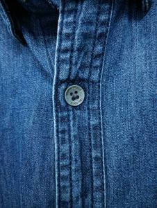 Denim Button-Down Shirt
