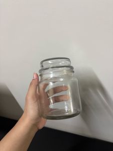 Set of 2 Glass Storage Jars