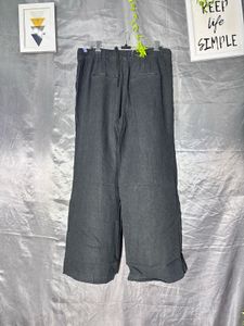NEXT Comfortable Grey Linen Blend Pants