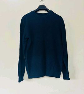Men's Navy Blue Knit Sweater