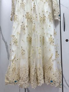 White Embroidered Gown