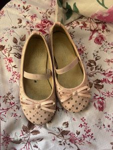 Cute Pink Star Ballerina Flats