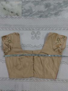 Elegant Embroidered Silk Blouse