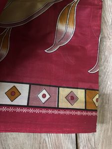 Beautiful Saree with Leaf Print