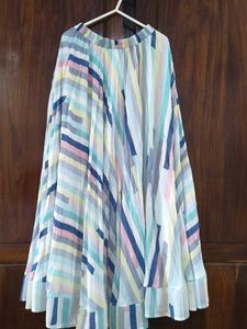 Striped Casual Skirt