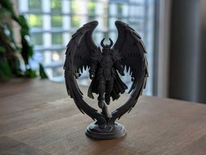 Dark Angel Knight Statue 3d Printed