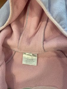 Strawberry Fleece Zip-Up Hoodie