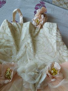 Elegant Floral Girls Party Dress