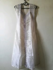 Embroidered White Tunic Top