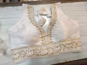 Embroidered White Blouse