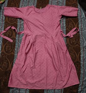 Pink Polka Dot Dress