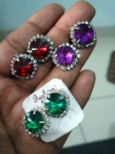 Diwali damaka Combo offer 3  Studs Earring