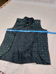 Embellished Nehru Jacket Style Top