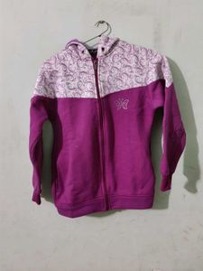 Cute Purple Girls Hoodie