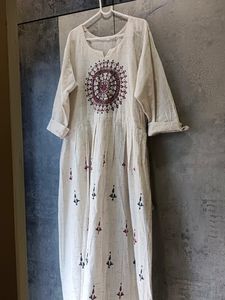 Long Beautiful Handbembroided Kurta