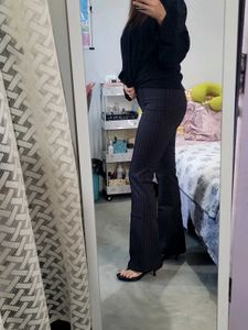 H&amp;M Classic Pinstripe Flare Pants