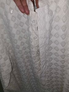 Men's White Kurta