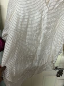 Esprit Sheer Striped Relaxed Fit Blouse