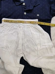Navy blue kurta set for boy