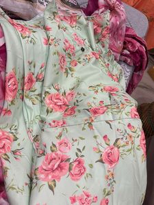 Elegant Floral Kurta Set with Dupatta