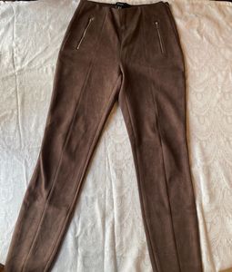 Vero Moda Brown Suede Pants