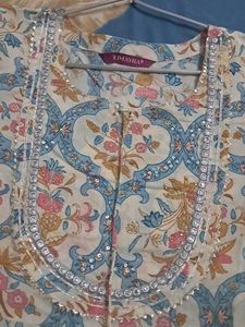 a line pure cotton  kurti