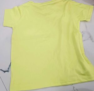 Vibrant Yellow T-Shirt &amp; shorts