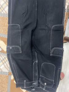black cargo pants