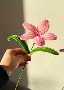 Elegant Pink Artificial Flower Stem