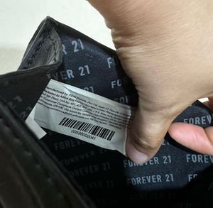 Black Croc Embossed Waist Bag