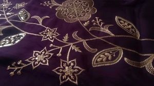 Brand New violet Embroidered Kurta Set