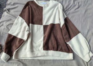 Cozy Two-Tone Pullover