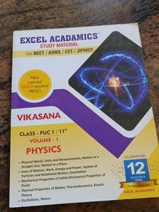 Physics Study Material for PUC 1 / 11th