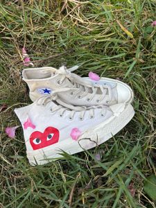 Comme des Garcons Play Converse High Tops