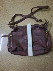 Stylish Burgundy Shoulder Bag