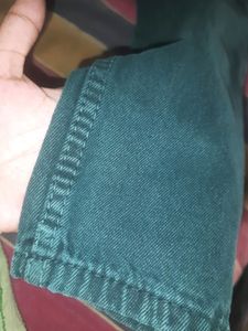 Green Denim Jeans
