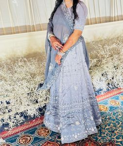 Elegant Grey Lehenga Choli