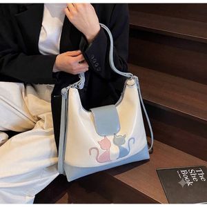 Cute Cat Design Shoulder Bag