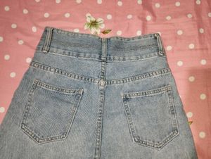 High Waisted Denim Shorts