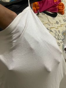 Simple White Slip Dress