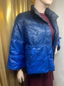 Stylish Blue Puffer Jacket