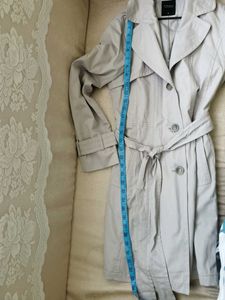 Classic Light Grey Trench Coat