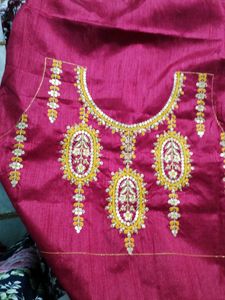Embroidered blouse piece