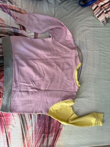 ONLY BRAND - Colorblock Crewneck Sweatshirt